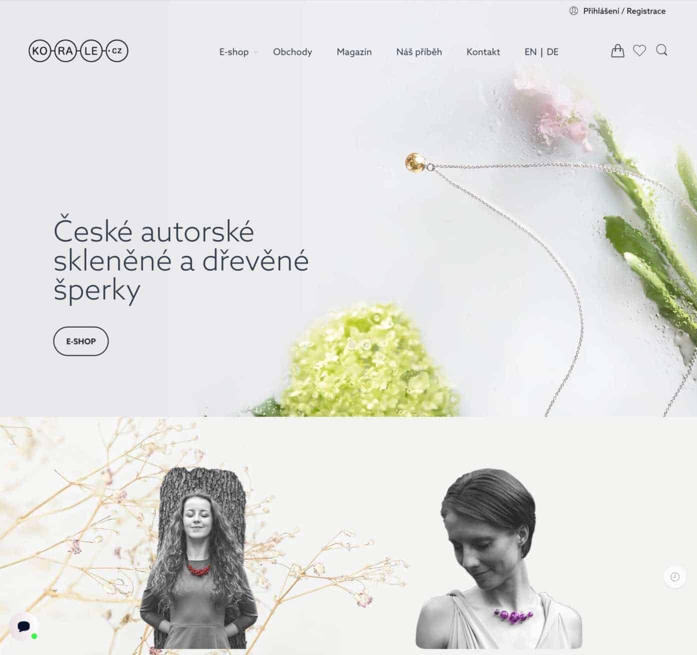 ko-ra-le.cz website